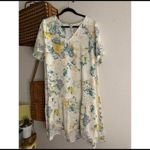 A New Day // Dress // yellow, green, floral